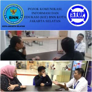 Pojok Komunikasi, Informasi dan Edukasi (KIE) BNN Kota Jakarta Selatan