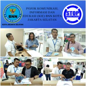 Beranda Pencegahan & PemberdayaanPojok Komunikasi, Informasi dan Edukasi (KIE) BNN Kota Jakarta Selatan Pojok Komunikasi, Informasi dan Edukasi (KIE) BNN Kota Jakarta Selatan