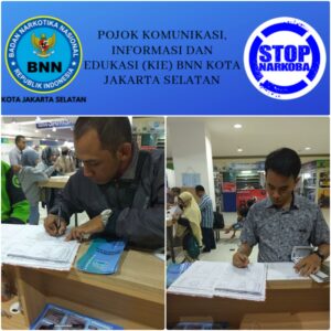 Pojok Komunikasi, Informasi dan Edukasi (KIE) BNN Kota Jakarta Selatan