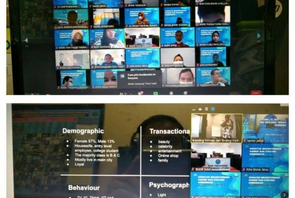 Webinar dengan Tema Brainstorming konsep dan strategi komunikasi oleh Direktorat Informasi dan Edukasi BNN RI