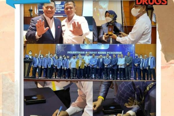 Menghadiri Pelantikan dan Rapat Kerja Pengurus Pusat Bantuan Hukum Peradi Jakarta Selatan Periode 2021-2024 sekaligus Penandatanganan Komitmen Bersama Mewujudkan Jakarta Selatan Bersinar