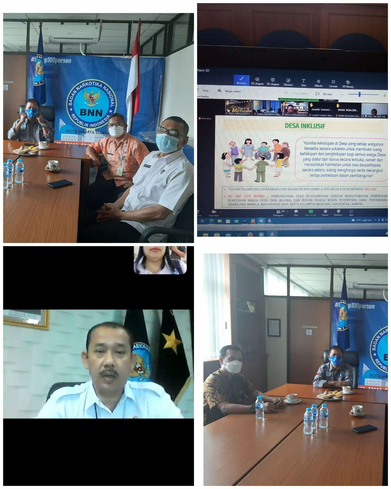 Fasilitasi program desa Bersinar Bidang Pencegahan untuk Kepala Desa/Lurah secara virtual Fasilitasi program desa Bersinar Bidang Pencegahan untuk Kepala Desa/Lurah secara virtual