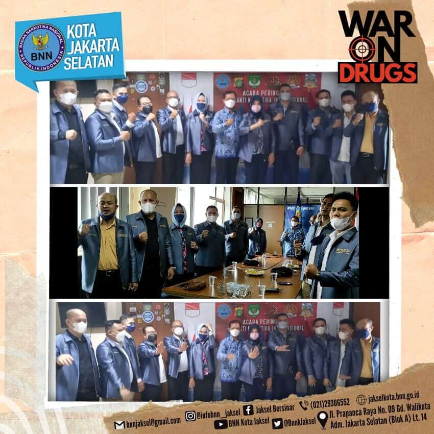 Koordinasi antara BNN Kota Jakarta Selatan dengan PERADI Jakarta Selatan Koordinasi antara BNN Kota Jakarta Selatan dengan PERADI Jakarta Selatan