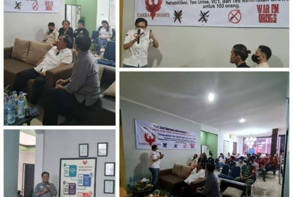 Penyuluhan Narkoba dalam rangka memperingati Hari Anti Narkotika Internasional (HANI) Tahun 2022 di Yayasan Cakra Sehati