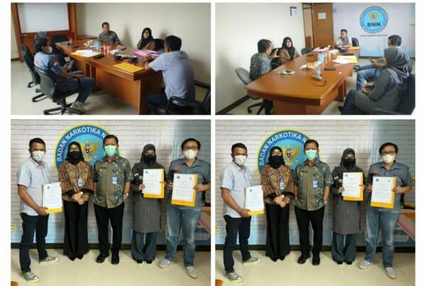 Kegiatan Penandatanganan Perjanjian Kerja Sama (PKS) antara BNN Provinsi DKI Jakarta dengan Lembaga Rehabilitasi Komponen Masyarakat di Jakarta Selatan