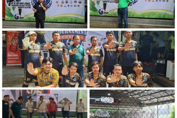 Pembukaan Tournament Futsal BNN Kota Jakarta Selatan dan Yayasan Mutiara Maharani dalam rangka Hari Anti Narkotika Internasional (HANI) Tahun 2022