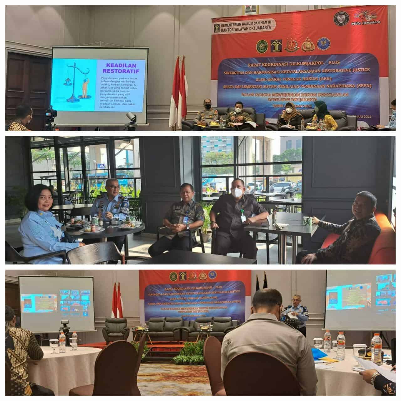Rapat Koordinasi Dilkumjakpol-Plus Bersama Kanwil Kemenkumham DKI Jakarta Rapat Koordinasi Dilkumjakpol-Plus Bersama Kanwil Kemenkumham DKI Jakarta