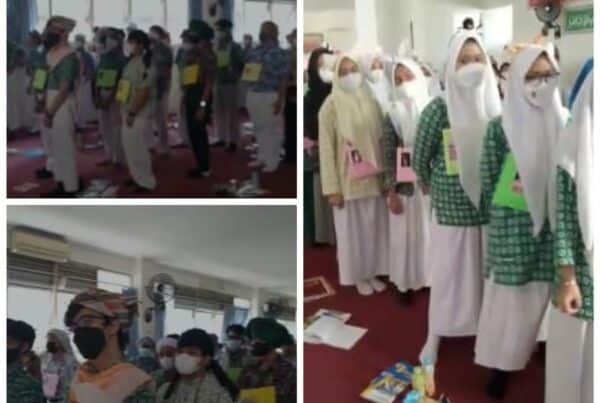 Sosialisasi pencegahan narkoba dalam rangka kegiatan MPLS (Masa Pengenalan Lingkungan Sekolah)