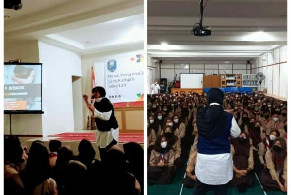 Sosialisasi pencegahan bahaya lahgun narkoba dalam rangka kegiatan MPLS (Masa Pengenalan Lingkungan Sekolah)