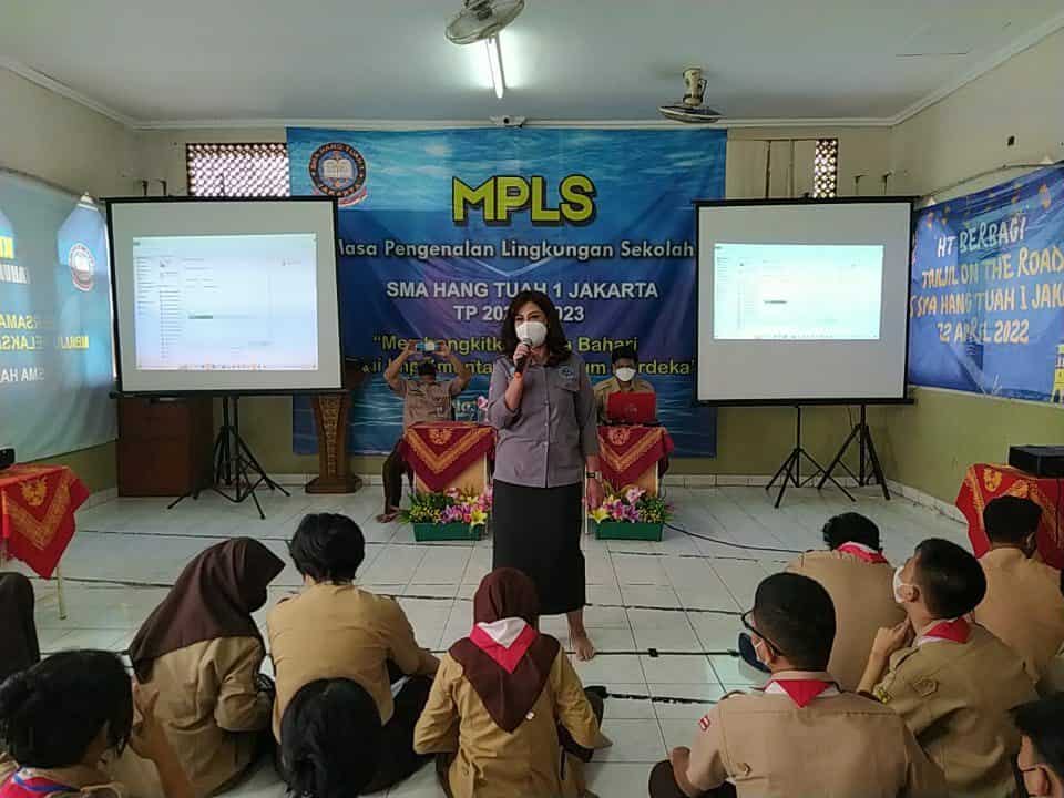 Sosialisasi pencegahan narkoba dalam rangka kegiatan MPLS (Masa Pengenalan Lingkungan Sekolah) Konsep Otomatis