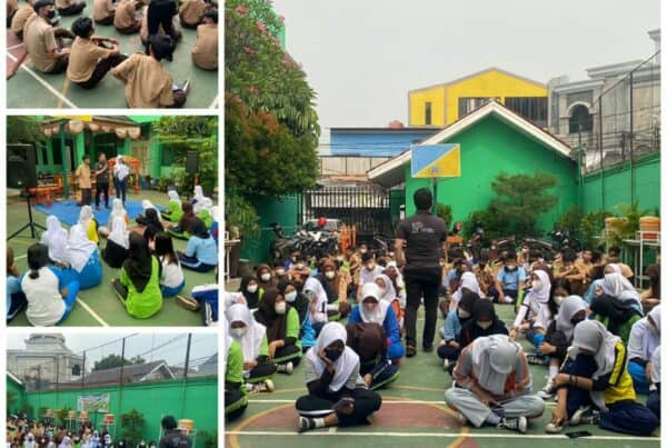 Sosialisasi pencegahan narkoba dalam rangka kegiatan MPLS (Masa Pengenalan Lingkungan Sekolah)