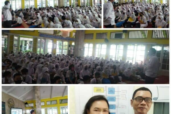 Sosialisai pencegahan narkoba dalam rangka kegiatan MPLS (Masa Pengenalan Lingkungan Sekolah)