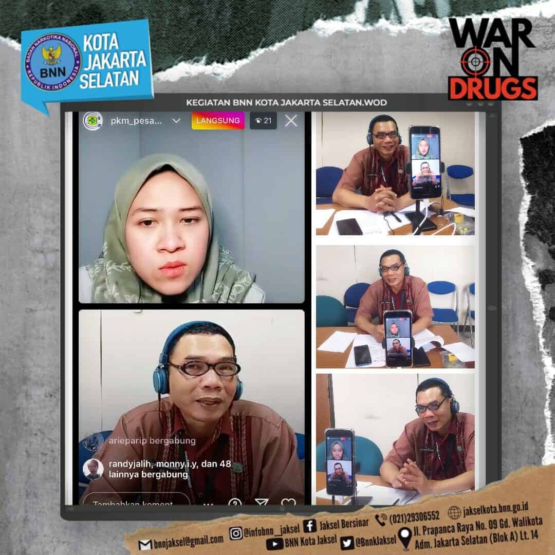 Sosialisai pencegahan narkoba dengan PKM Pesanggrahan Jakarta Selatan Sosialisai pencegahan narkoba dengan PKM Pesanggrahan Jakarta Selatan