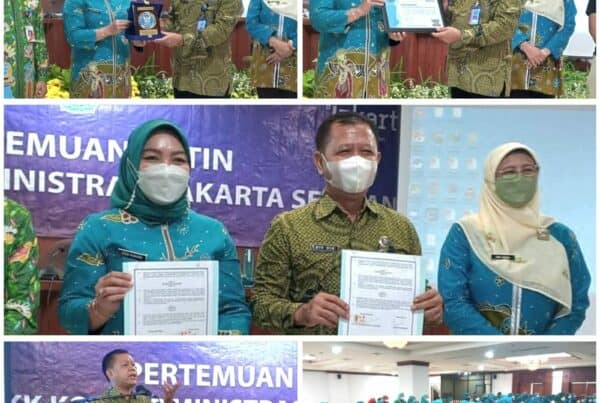 Penandatanganan Perjanjian Kerja Sama antara BNN Kota Jakarta Selatan dengan TP PKK Kota Administrasi Jakarta Selatan