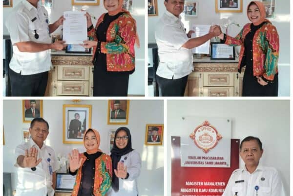 Menghadiri undangan Direktur Pascasarjana Universitas Sahid sekaligus Ketua Umum FPPI (Dr. Hj. Marlinda Invanti, S.E., M.Si)