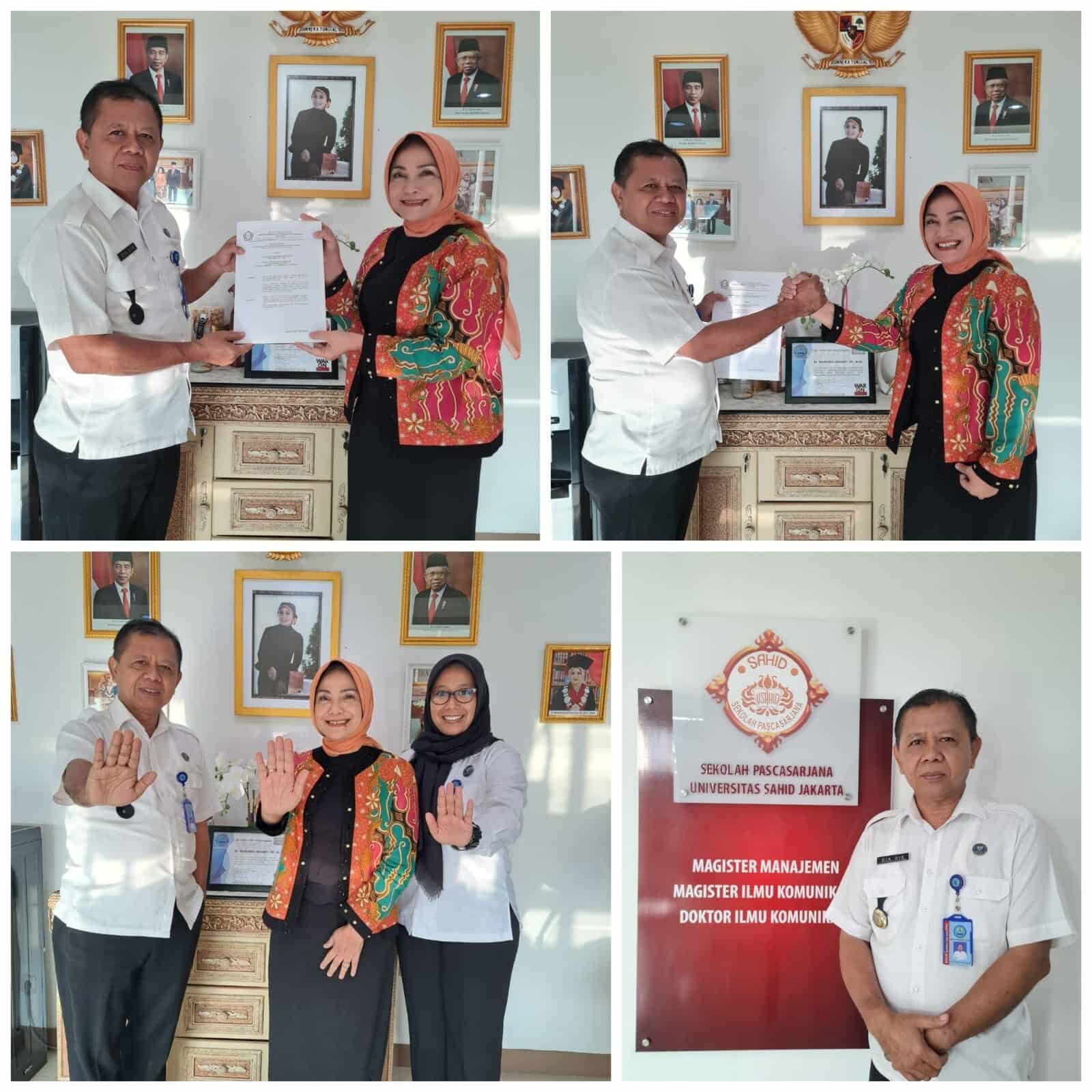 Menghadiri undangan Direktur Pascasarjana Universitas Sahid sekaligus Ketua Umum FPPI (Dr. Hj. Marlinda Invanti, S.E., M.Si) Menghadiri undangan Direktur Pascasarjana Universitas Sahid sekaligus Ketua Umum FPPI (Dr. Hj. Marlinda Invanti, S.E., M.Si)