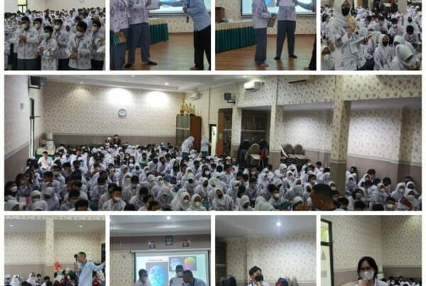 Sosialisasi pencegahan bahaya lahgun narkoba dalam rangka kegiatan LDKS (Landasan Dasar Kepemimpinan Sekolah)