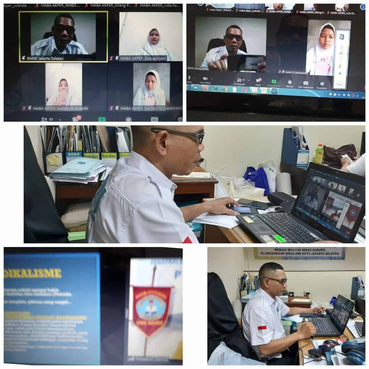 Sosialisasi pencegahan narkoba bagi mahasiswa Akademi Keris Husada Jakarta Selatan secara virtual Sosialisasi pencegahan narkoba bagi mahasiswa Akademi Keris Husada Jakarta Selatan secara virtual