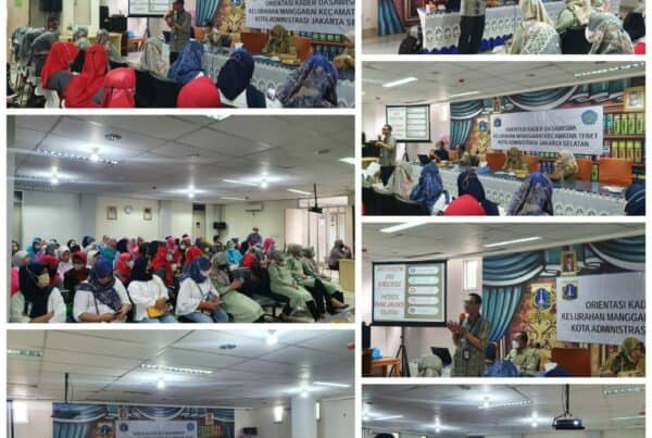 Sosialisasi P4GN dalam rangka orientasi kader dasawisma Kel . Manggarai