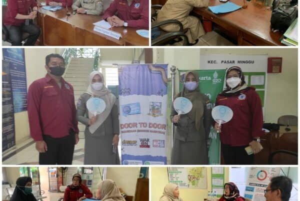 Kegiatan #Door to Door# di Kecamatan Pasar Minggu