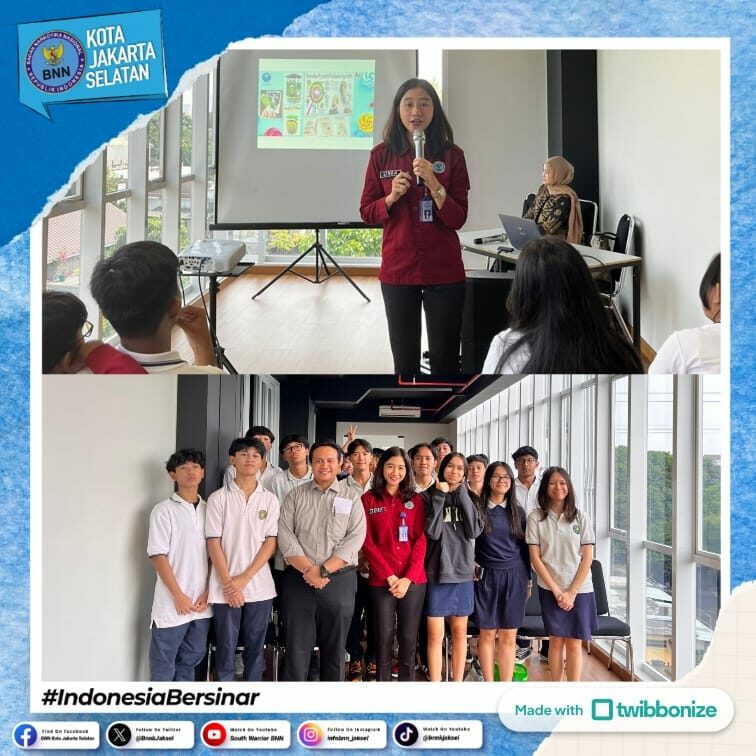 Sosialisasi Bahaya Penyalahgunaan Narkoba pada MPLS (Masa Pengenalan Lingkungan Sekolah) di SMP, SMA/K dan PKBM Wilayah Jakarta Selatan Sosialisasi Bahaya Penyalahgunaan Narkoba pada MPLS (Masa Pengenalan Lingkungan Sekolah) di SMP, SMA/K dan PKBM Wilayah Jakarta Selatan