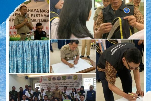 Pelaksanaan Sosialisasi Pencegahan Narkoba di SMPN 85 Kelurahan Pondok Labu