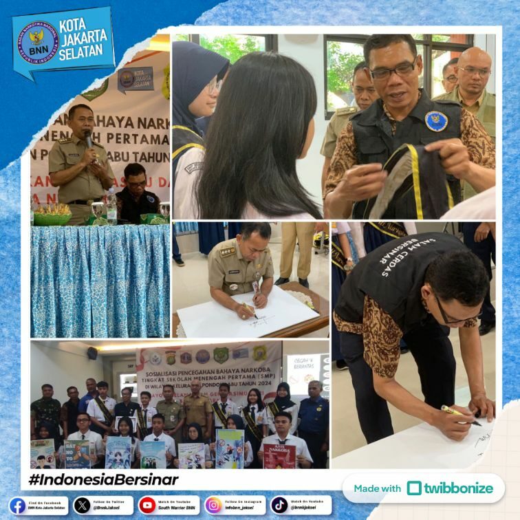 Pelaksanaan Sosialisasi Pencegahan Narkoba di SMPN 85 Kelurahan Pondok Labu Pelaksanaan Sosialisasi Pencegahan Narkoba di SMPN 85 Kelurahan Pondok Labu