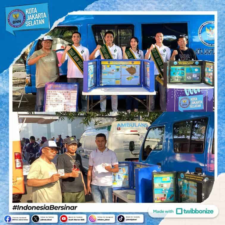 Sosialisasi Bahaya Penyalahgunaan Narkoba pada Hari Bebas Kendaraan Bermotor Tingkat Kota Administrasi Jakarta Selatan Sosialisasi Bahaya Penyalahgunaan Narkoba pada Hari Bebas Kendaraan Bermotor Tingkat Kota Administrasi Jakarta Selatan