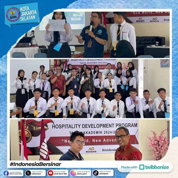 Sosialisasi Pencegahan narkoba kepada Mahasiswa Jakarta International Hotel School (JIHS) Sosialisasi Pencegahan narkoba kepada Mahasiswa Jakarta International Hotel School (JIHS)