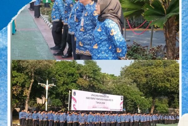 Upacara Peringatan Hari Rapat Raksasa IKADA Ke-79 Tahun 2024 Tingkat Kota Administrasi Jakarta Selatan