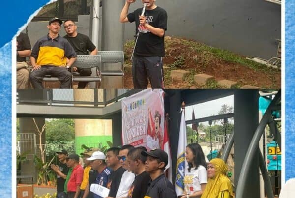 Kegiatan Senam Sehat tanpa Narkoba di kelurahan Pondok Labu