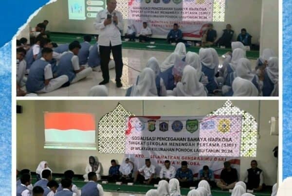 Pelaksanaan Sosialisasi Pencegahan Narkoba di MTS Negeri 19 Kelurahan Pondok Labu
