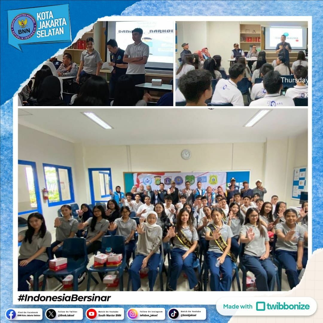 Pelaksanaan Sosialisasi Pencegahan Narkoba di SMP Al-Jabr Kelurahan Pondok Labu Pelaksanaan Sosialisasi Pencegahan Narkoba di SMP Al-Jabr Kelurahan Pondok Labu