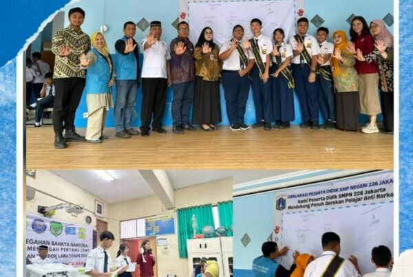 Pelaksanaan Sosialisasi Pencegahan Narkoba di SMP Negeri 226 Kelurahan Pondok Labu