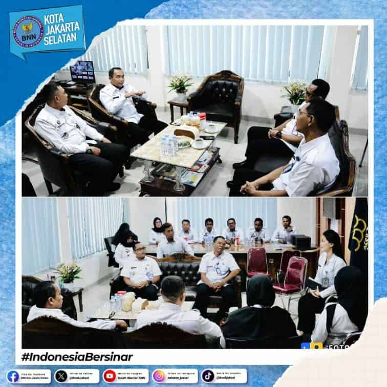 Silaturahmi Kepala BNN Kota Jakarta Selatan dengan Balai Pemasyarakatan Kelas I Jakarta Selatan Silaturahmi Kepala BNN Kota Jakarta Selatan dengan Balai Pemasyarakatan Kelas I Jakarta Selatan