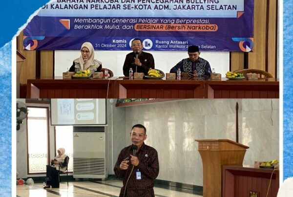 Sosialisasi Bahaya Penyalahgunaan Narkoba dan Bullying kepada pelajar di Jakarta Selatan Sosialisasi Bahaya Penyalahgunaan Narkoba dan Bullying kepada pelajar di Jakarta Selatan