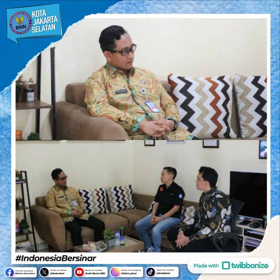 Audiensi BNN Kota Jakarta Selatan dengan Yayasan Cakra Sehati Audiensi BNN Kota Jakarta Selatan dengan Yayasan Cakra Sehati