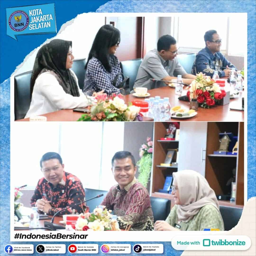 Audiensi Kepala BNN Kota Jakarta Selatan dengan Kepala Kantor Imigrasi Kelas I Khusus Non TPI Jakarta Selatan Audiensi Kepala BNN Kota Jakarta Selatan dengan Kepala Kantor Imigrasi Kelas I Khusus Non TPI Jakarta Selatan