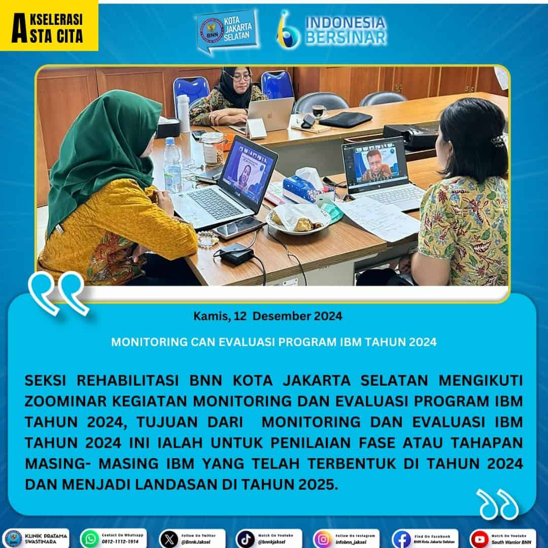 Kegiatan Monitoring dan Evaluasi program IBM tahun 2024 Kegiatan Monitoring dan Evaluasi program IBM tahun 2024