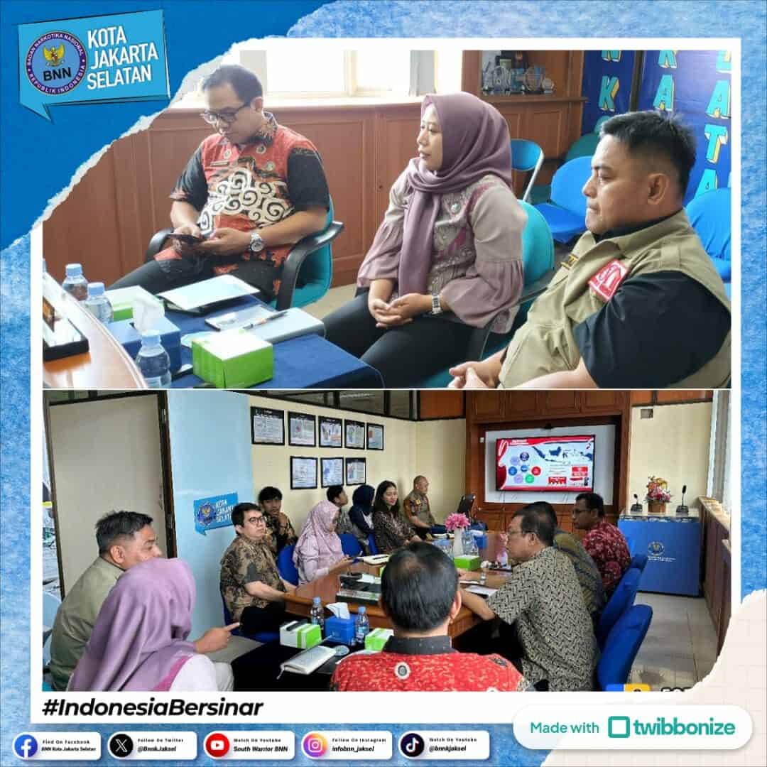 Monitoring dan Evaluasi Ketahanan Keluarga Anti Narkoba Berbasis Sumber Daya Pembangunan Desa di BNN Kota Jakarta Selatan oleh Bidang P2M BNNP DKI Jakarta Monitoring dan Evaluasi Ketahanan Keluarga Anti Narkoba Berbasis Sumber Daya Pembangunan Desa di BNN Kota Jakarta Selatan oleh Bidang P2M BNNP DKI Jakarta