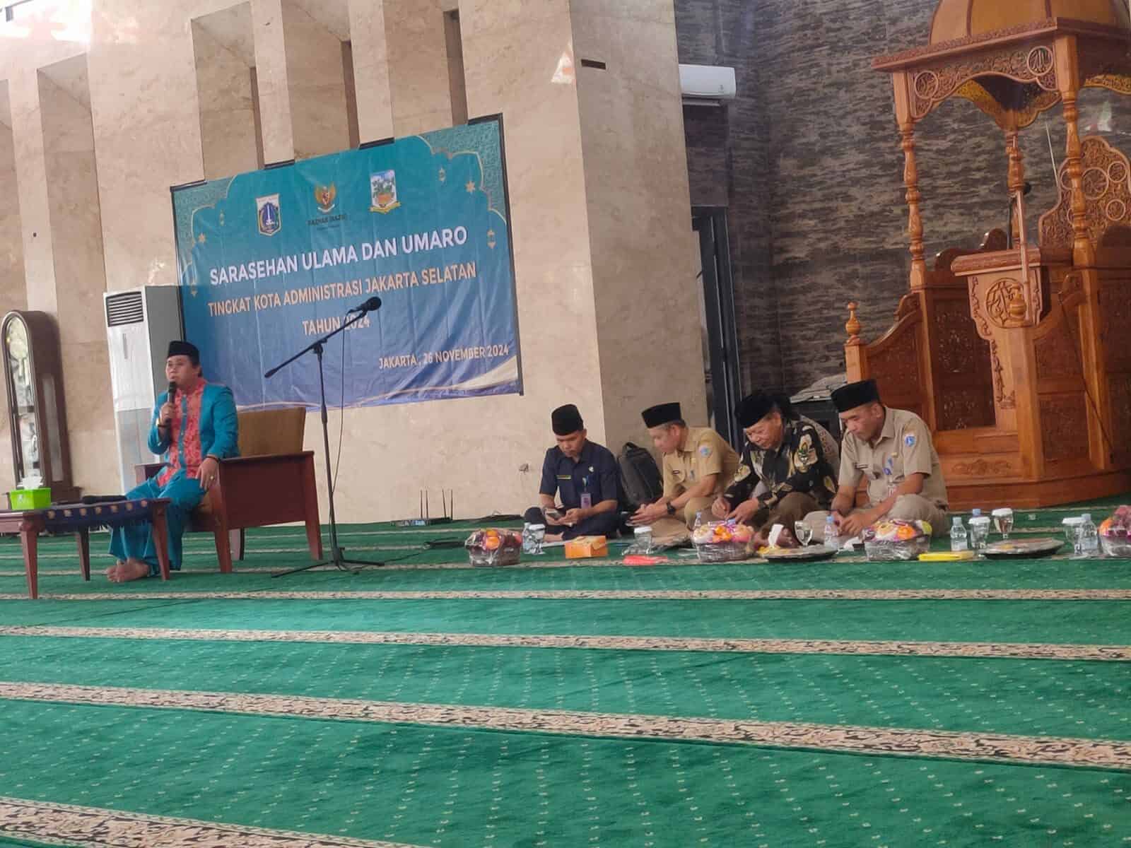 Sarasehan Ulama dan Umaro Tingkat Kota Administrasi Jakarta Selatan Tahun 2024 Sarasehan Ulama dan Umaro Tingkat Kota Administrasi Jakarta Selatan Tahun 2024