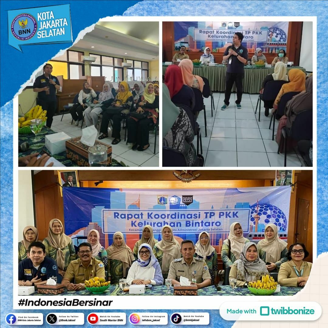 Sosialisasi Bahaya Penyalahgunaan Narkoba pada Pertemuan Rutin PKK Kelurahan Bintaro Sosialisasi Bahaya Penyalahgunaan Narkoba pada Pertemuan Rutin PKK Kelurahan Bintaro