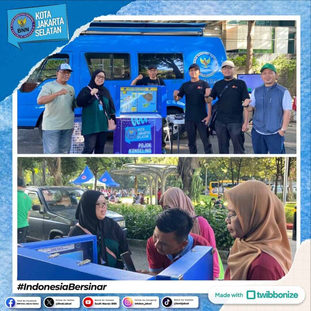 Penyebaran Informasi dan Edukasi tentang P4GN melalui kegiatan HBKB Bulan Januari 2025 Tingkat Kota Administrasi Jakarta Selatan Penyebaran Informasi dan Edukasi tentang P4GN melalui kegiatan HBKB Bulan Januari 2025 Tingkat Kota Administrasi Jakarta Selatan