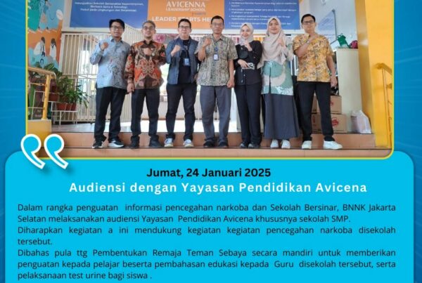 Audiensi dengan Yayasan Pendidikan Avicena