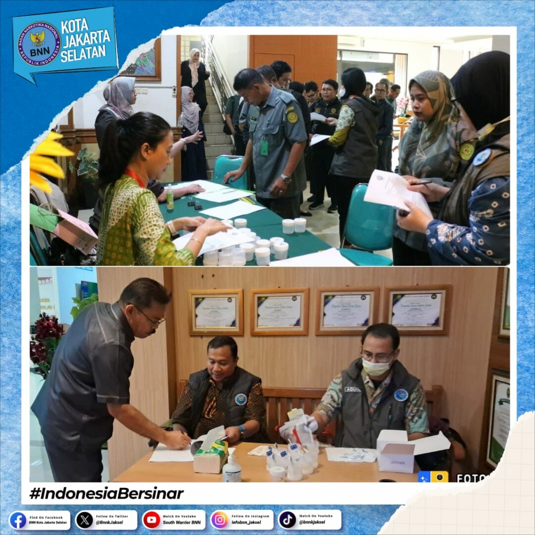 Pelaksanaan Deteksi Dini melalui Tes Urine Pegawai Pengadilan Agama Jakarta Selatan Kelas I A Pelaksanaan Deteksi Dini melalui Tes Urine Pegawai Pengadilan Agama Jakarta Selatan Kelas I A