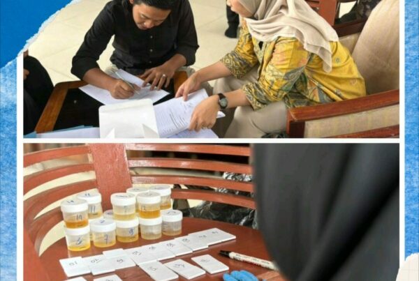 Pelaksanaan kegiatan deteksi dini melalui test urine di PT . Vihan Sanjaya Berkah Jakarta Selatan