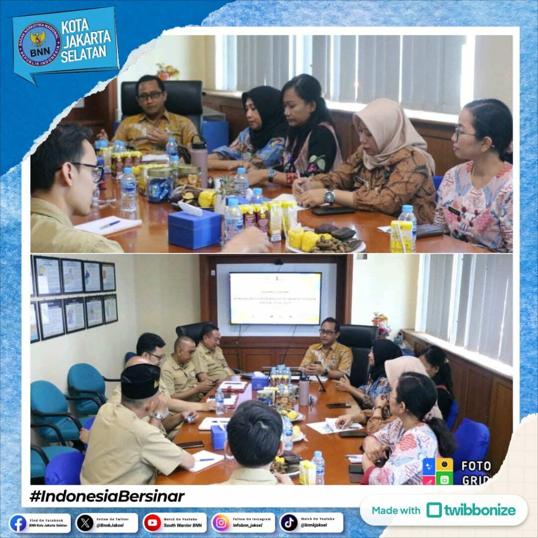 Kunjungan Kerja Dewan Kota - Kota Administrasi Jakarta Selatan ke Kantor Badan Narkotika Nasional Kota Jakarta Selatan Kunjungan Kerja Dewan Kota - Kota Administrasi Jakarta Selatan ke Kantor Badan Narkotika Nasional Kota Jakarta Selatan