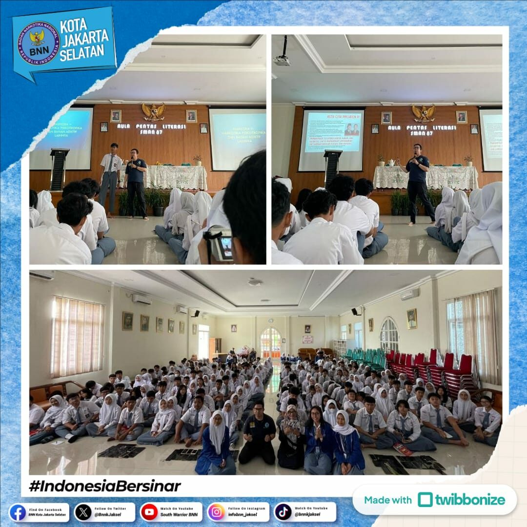 Sosialisasi Bahaya Narkoba di SMA Negeri 87 Jakarta Sosialisasi Bahaya Narkoba di SMA Negeri 87 Jakarta