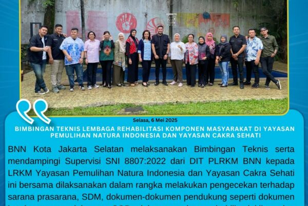 Bimbingan Teknis Lembaga Rehabilitasi Komponen Masyarakat