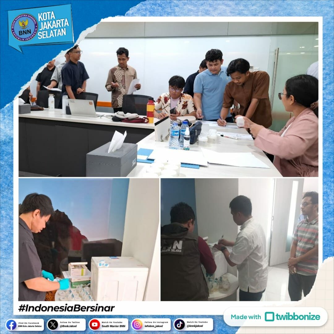 Pelaksanaan Sosialisasi Bahaya Narkoba dan Deteksi Dini melalui Tes Urine Karyawan PT. SGS Indonesia Pelaksanaan Sosialisasi Bahaya Narkoba dan Deteksi Dini melalui Tes Urine Karyawan PT. SGS Indonesia